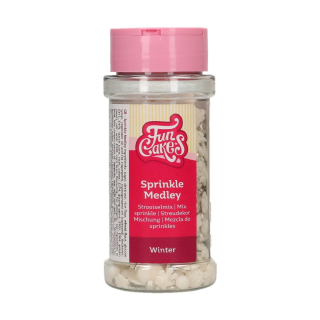 Cukrové zdobení zima směs 50 g FunCakes